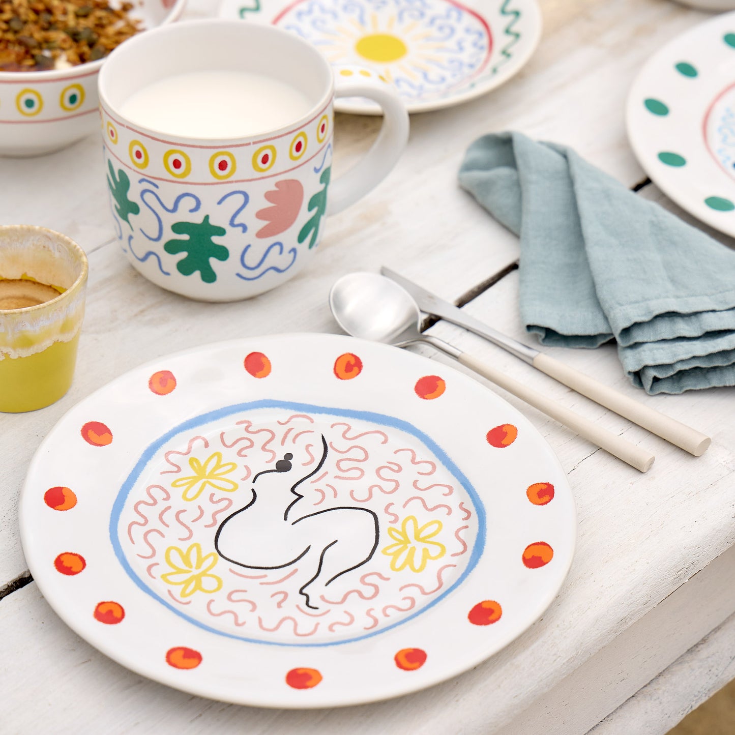 SUMMER BLISS | Salad or Dessert Plate 22cm Tableware COSTA NOVA