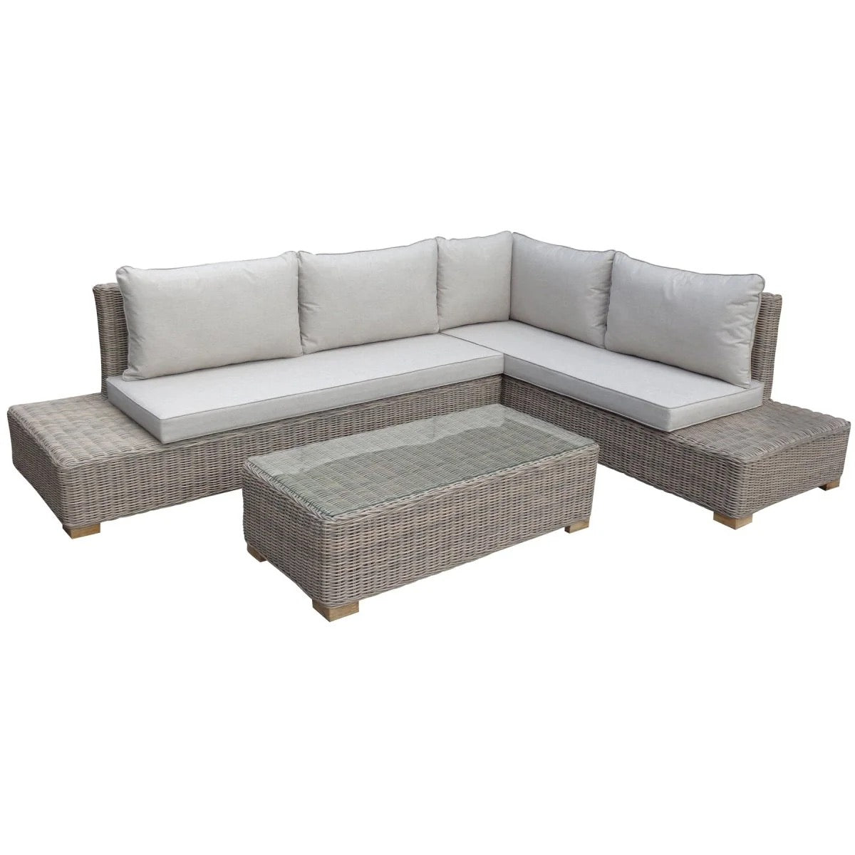 CAPRI COLLECTION | Outdoor Large Corner and Coffee Table Set