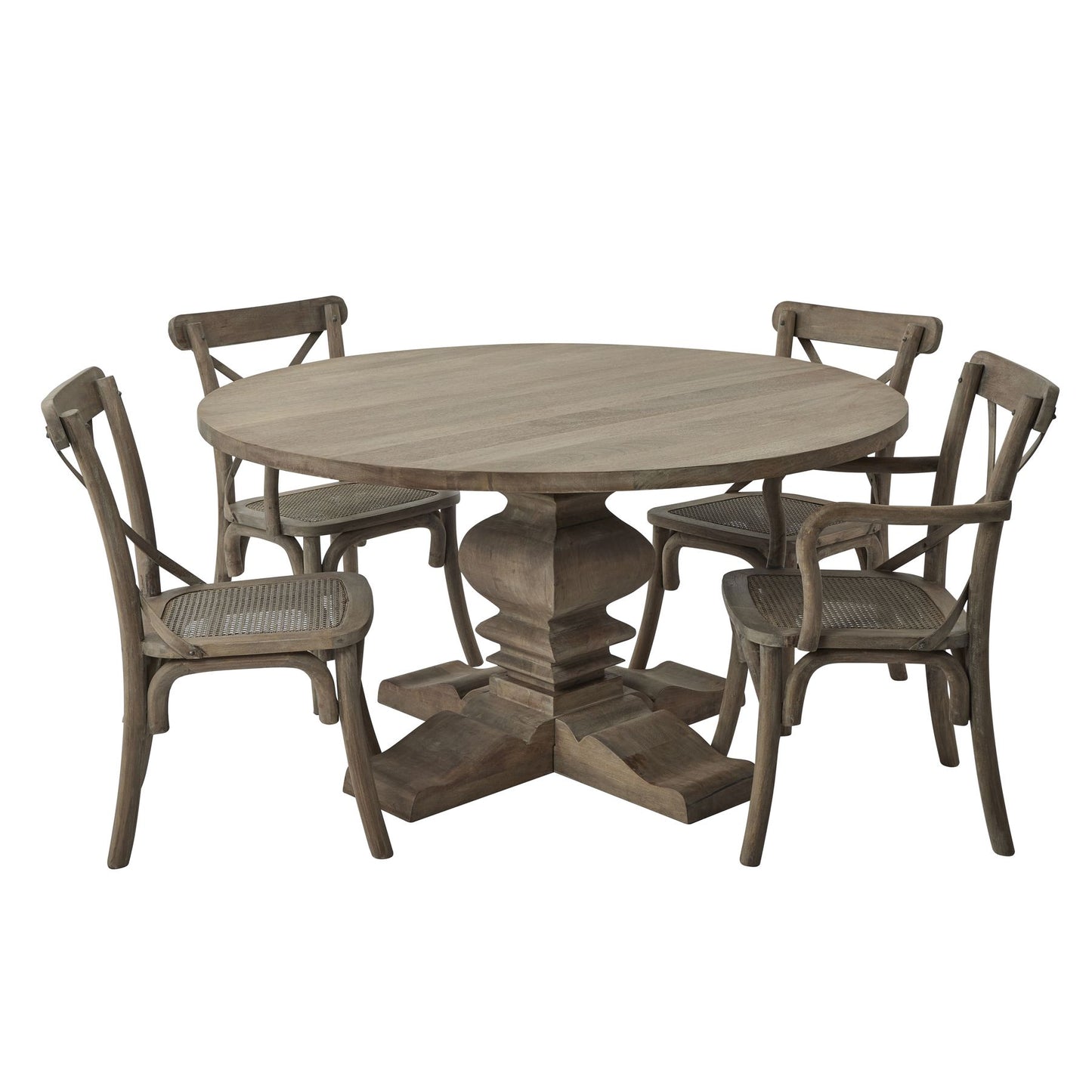 French Farmhouse style Round Dining Table