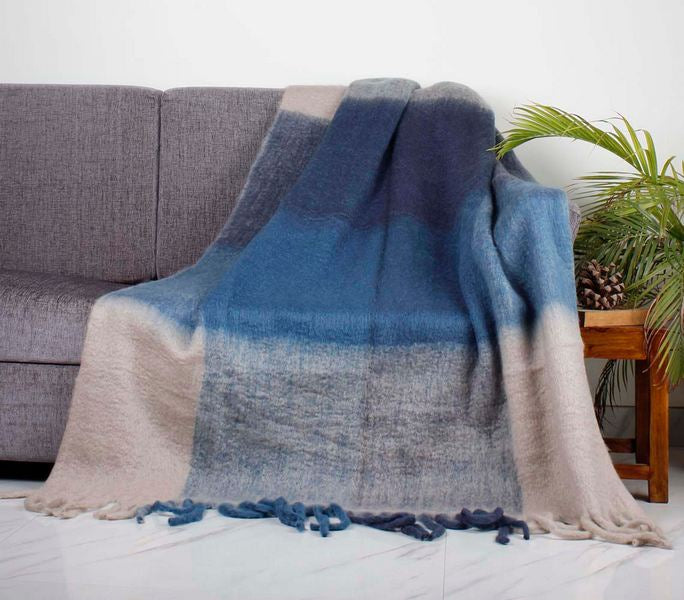 CELESTIA | Handwoven Mohair Throw