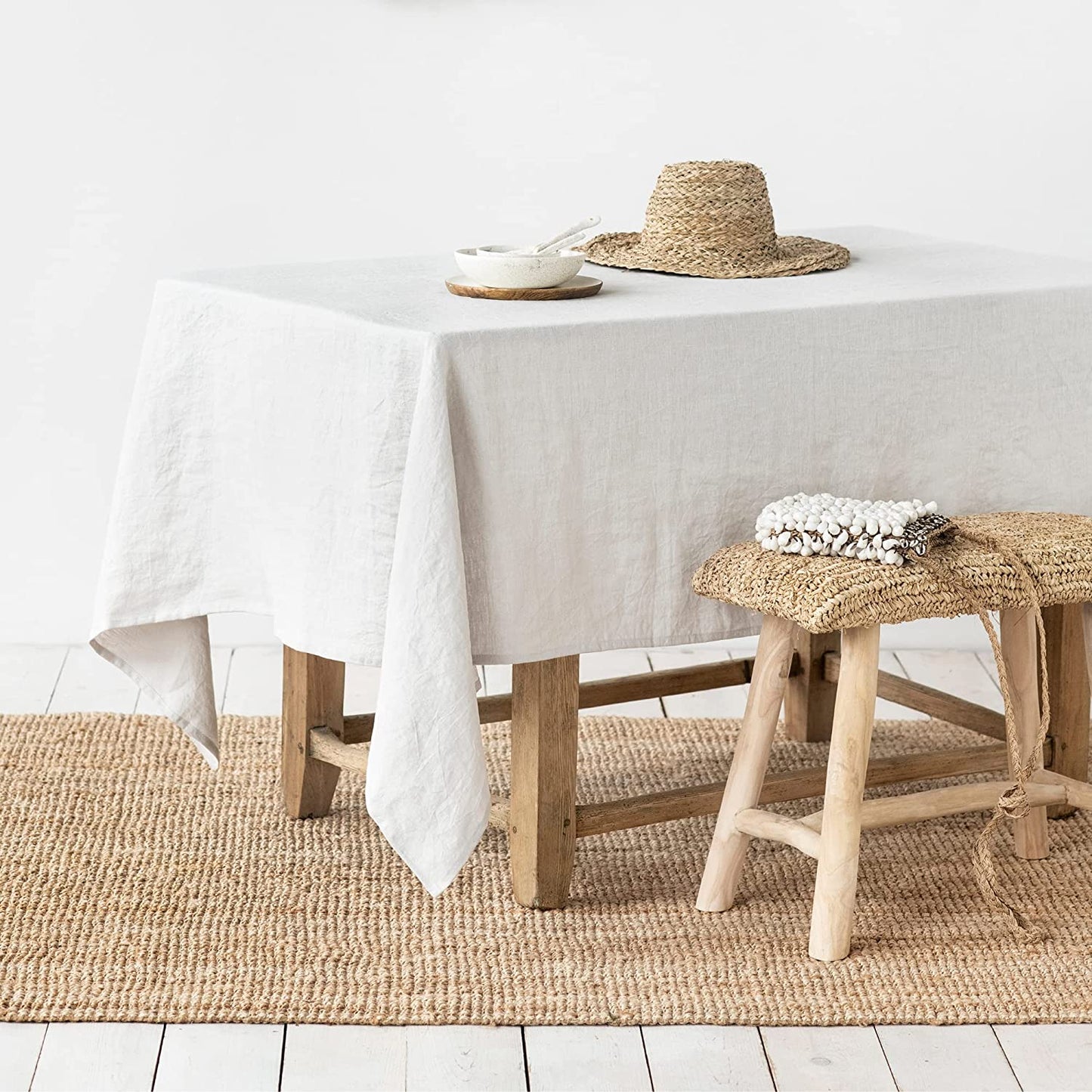 SUNDAY | 100% Natural Linen Tablecloth table cloth TYFFI HOME