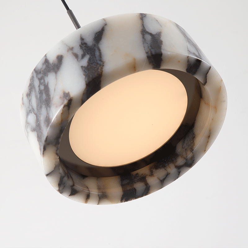 ALBA | Circular Marble Ceiling Light