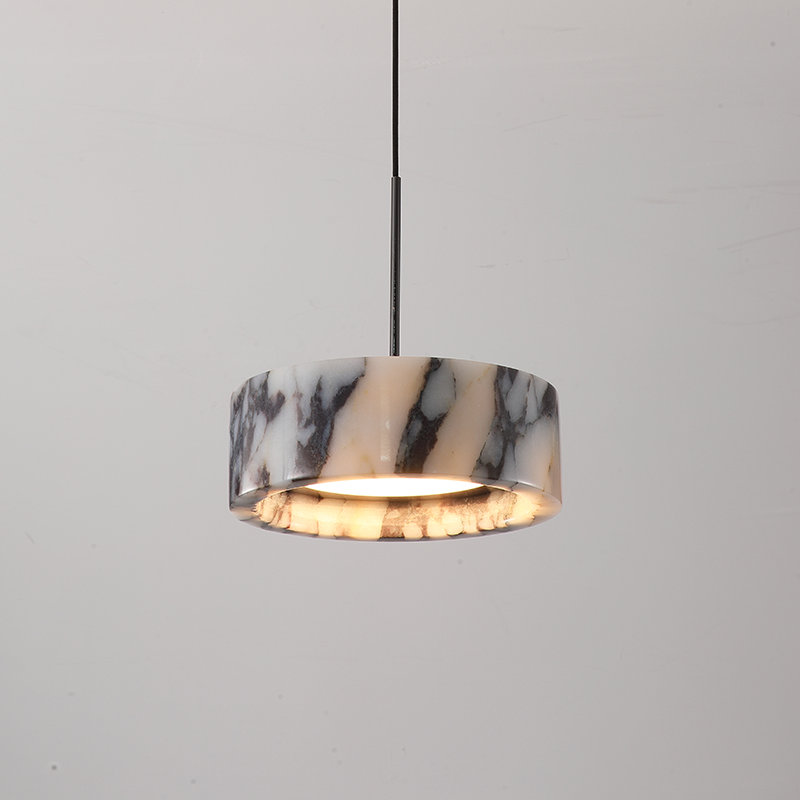 ALBA | Circular Marble Ceiling Light