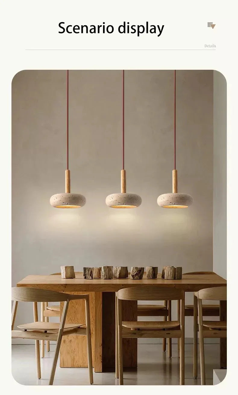 LUME | Stone Pendant Light TYFFI HOME