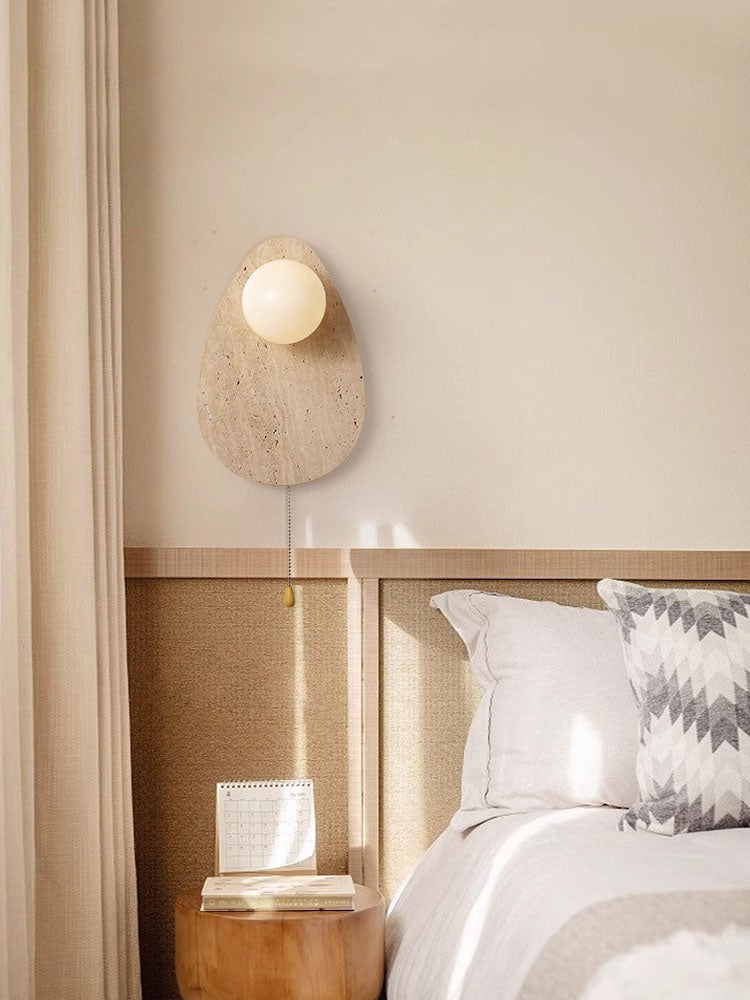 KANSO | Bedside Wall Light with pull switch Wall Light TYFFI HOME
