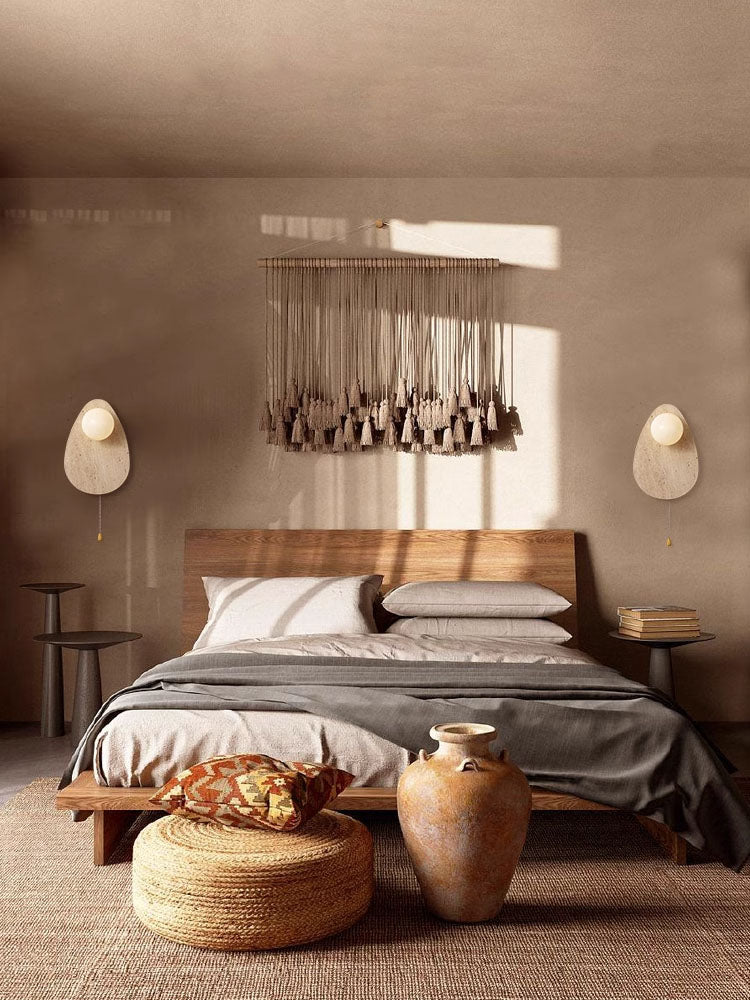 KANSO | Bedside Wall Light with pull switch Wall Light TYFFI HOME