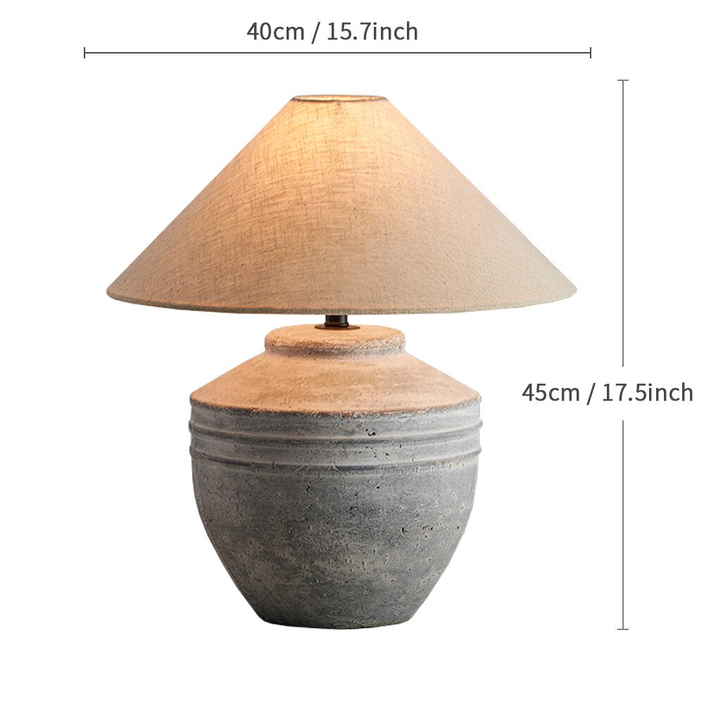 VESPER | Rustic Urn Table Lamp Table Lamp TYFFI HOME
