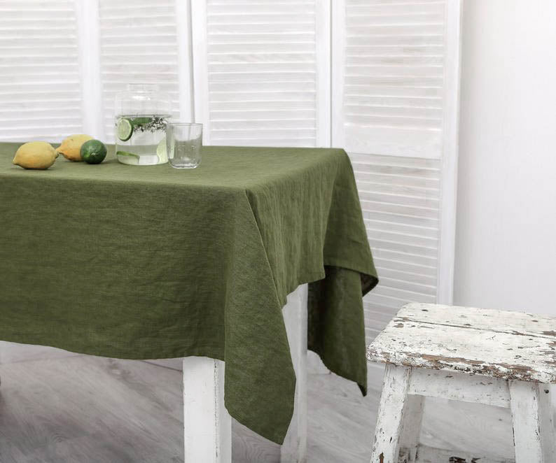 SUNDAY | 100% Natural Linen Tablecloth table cloth TYFFI HOME