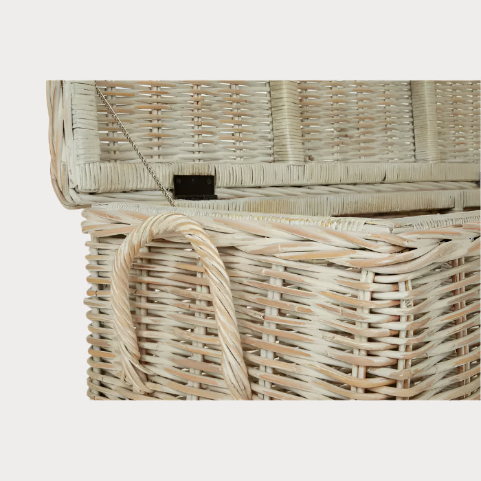VELLANO | Wicker Trunk Set of 2 | Natural Storage STORAGE TYFFI HOME
