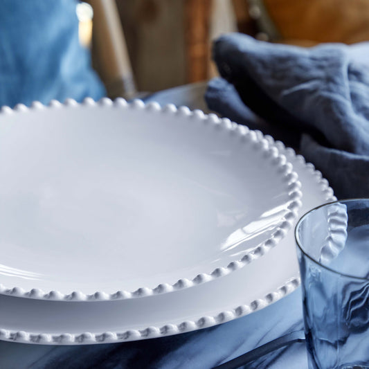 White | Pearl Salad or Dessert Plate | 22cm