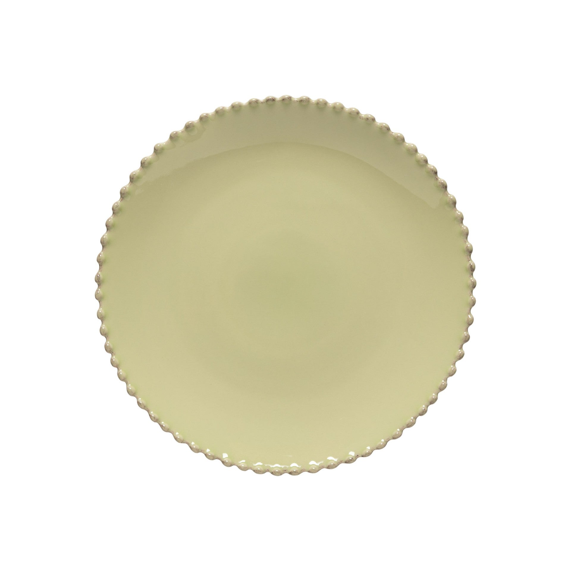 White | Pearl Dinner Plate | 28cm Lily Green Tableware COSTA NOVA