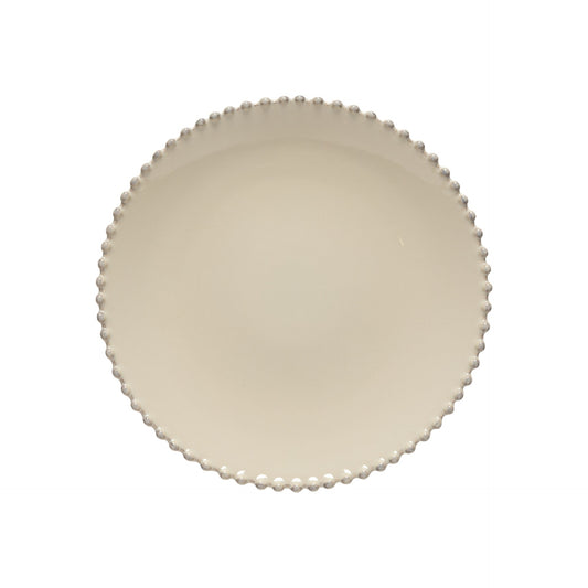 Cream | Pearl Salad or Dessert Plate | 22cm
