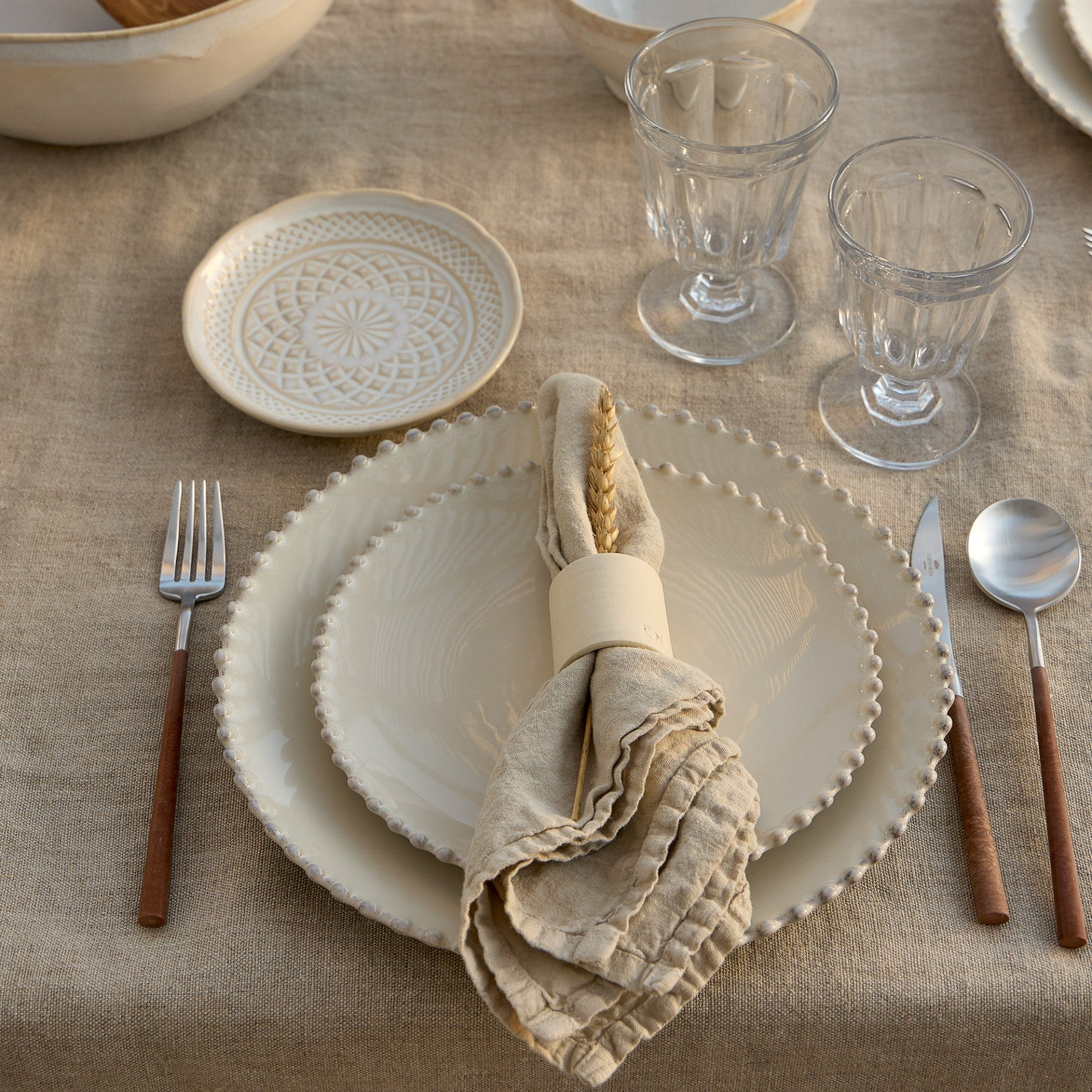 Cream | Pearl Dinner Plate | 28cm Tableware COSTA NOVA