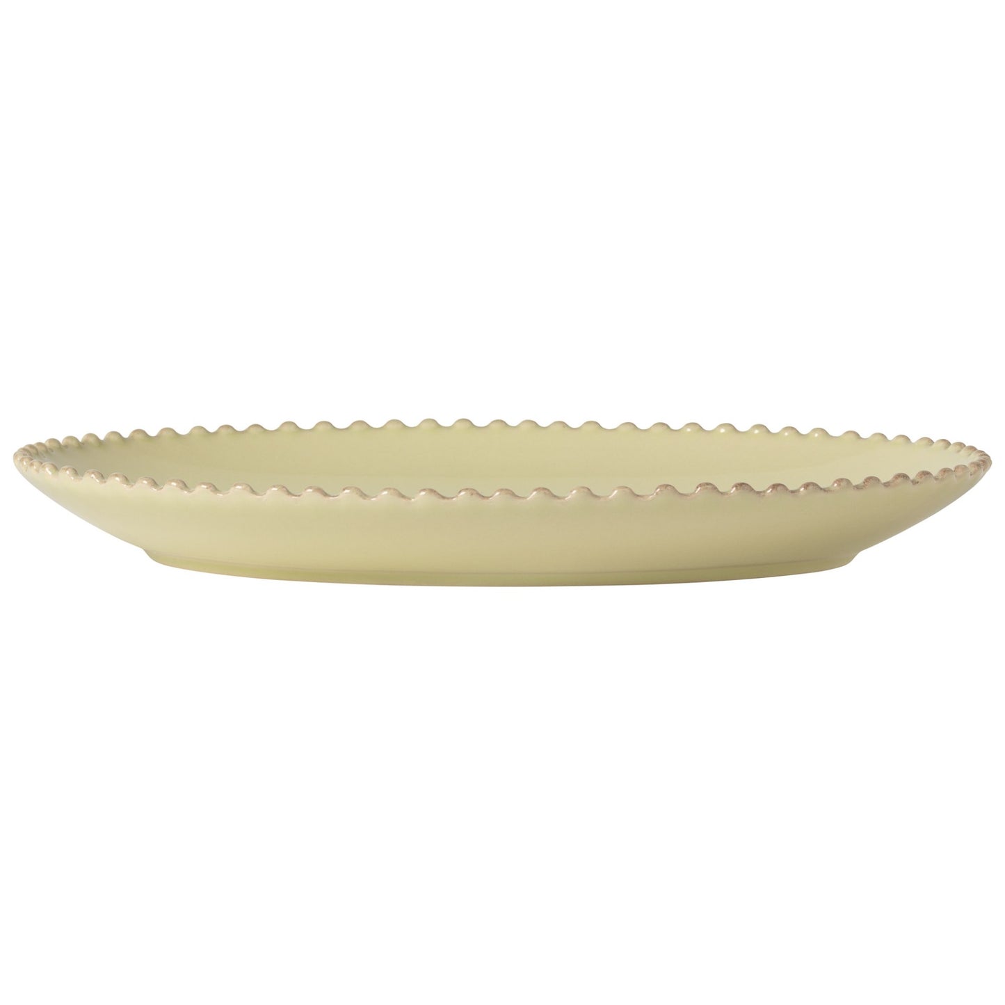 Pearl | Lily Green Oval Platter | 34cm