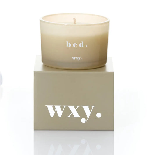 BED | Warm Musk + Black Vanilla 3oz Candle by WXY