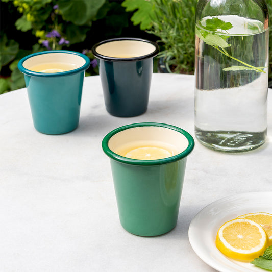 Enamel Tumbler 300ml - Green