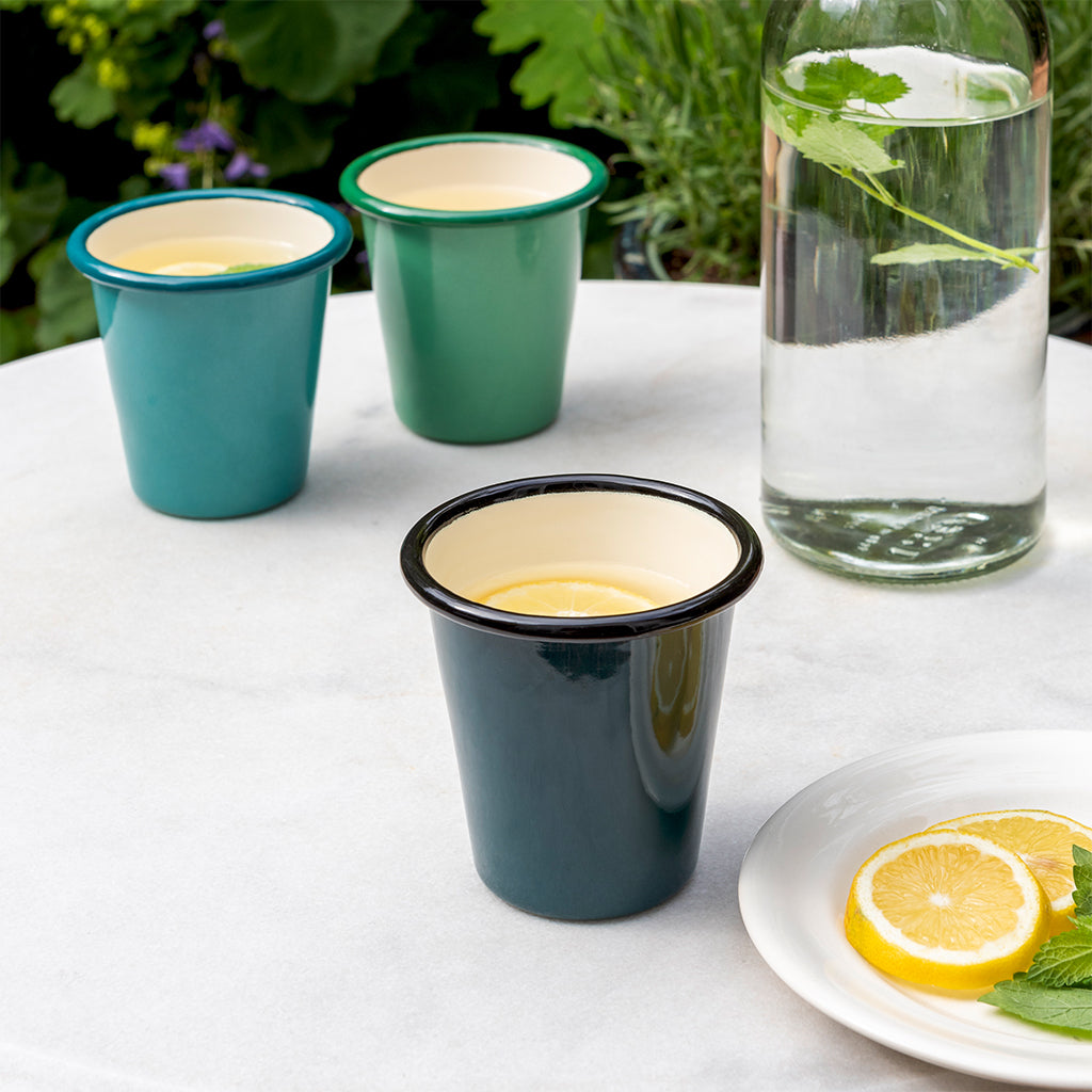 Enamel Tumbler 300ml - Dark Green