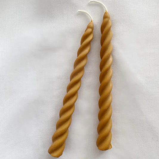 Deep Toffee Twirl Candle Stick | SOIE LONDON