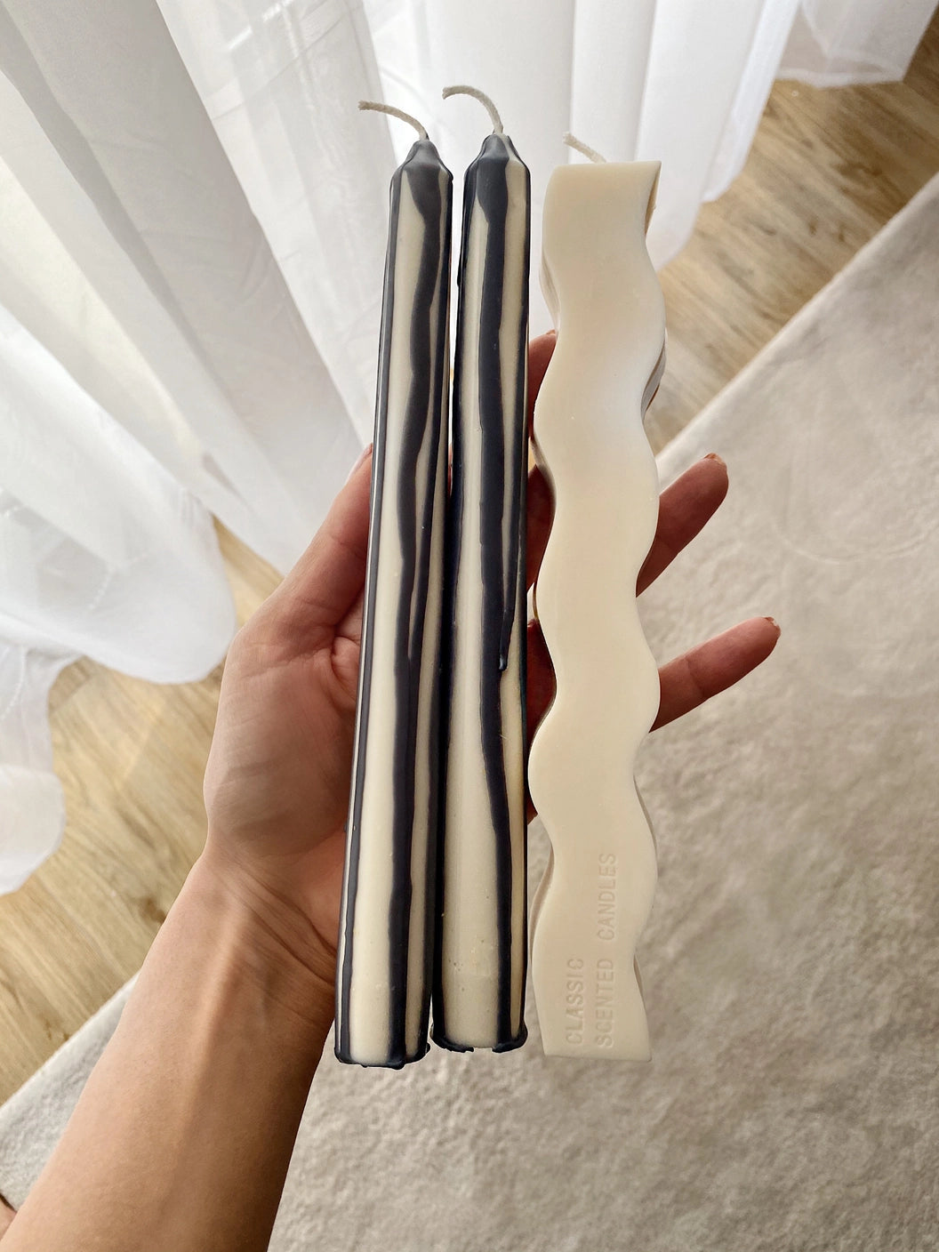 Drip Candle Pair | SOIE LONDON