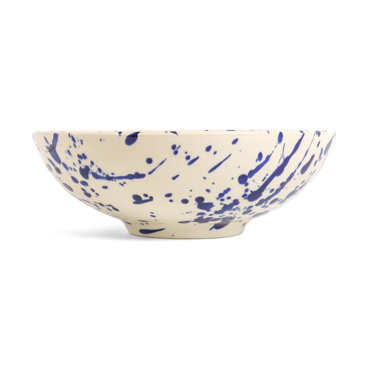 Blue Splatter Serving Bowl Tableware TYFFI HOME