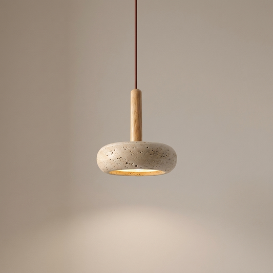 LUME | Travertine Pendant Light