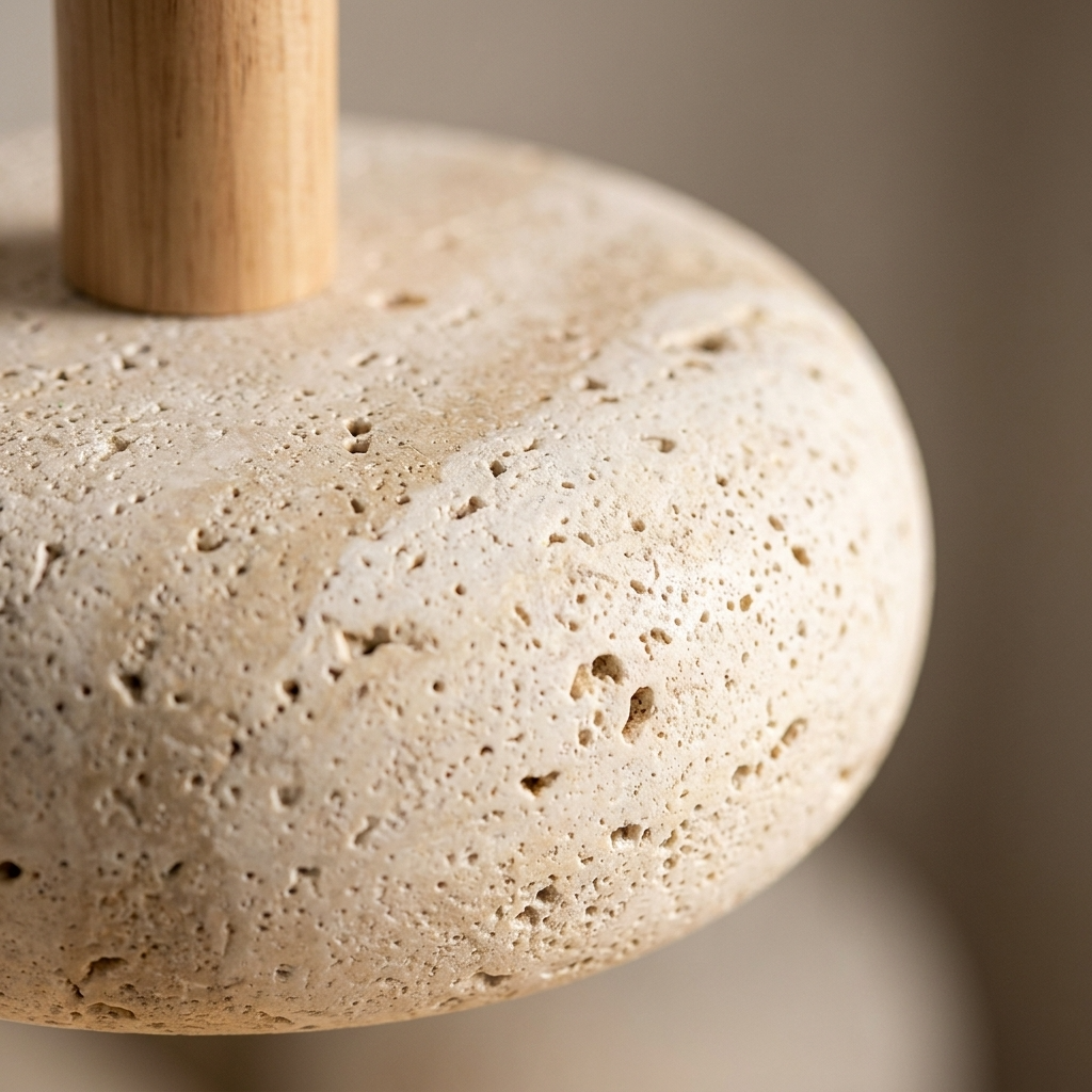 LUME | Travertine Pendant Light