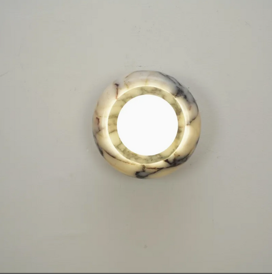 MAMAR marbe light on plain background 
