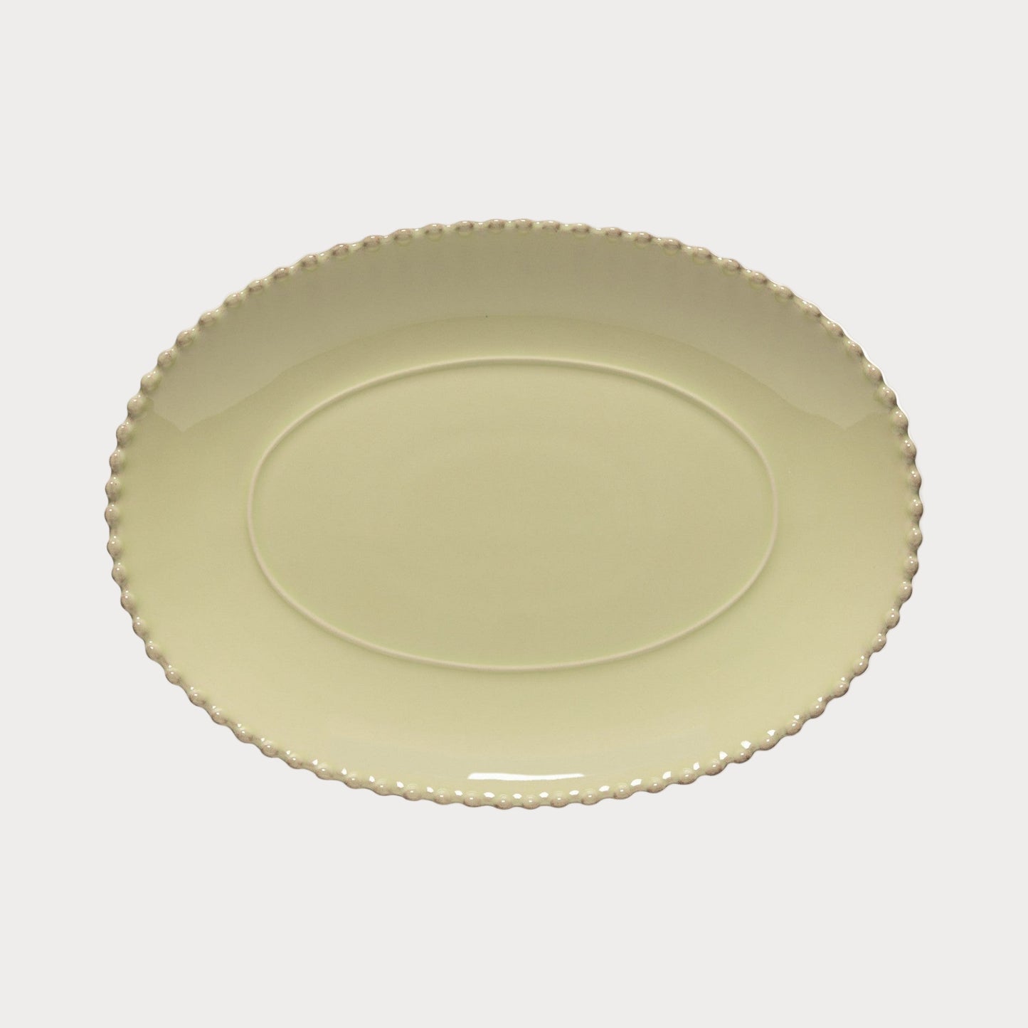 Pearl | Lily Green Oval Platter | 34cm Lily Green Tableware COSTA NOVA