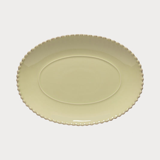 Pearl | Lily Green Oval Platter | 34cm Lily Green Tableware COSTA NOVA