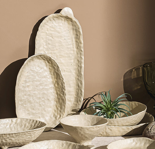 Speckled Ceramic Serving Platter - 34cm
