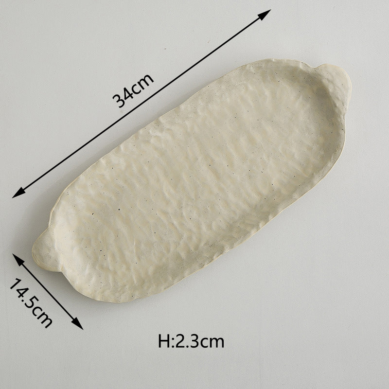Speckled Ceramic Serving Platter - 34cm