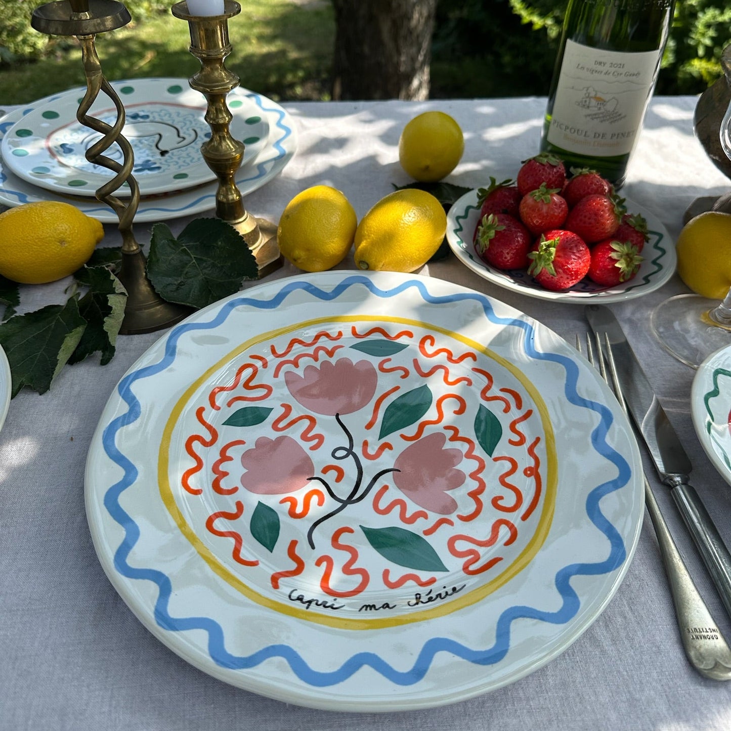 Portuguese dinner plate
