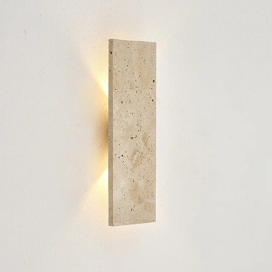 VELA | Travertine Wall Light