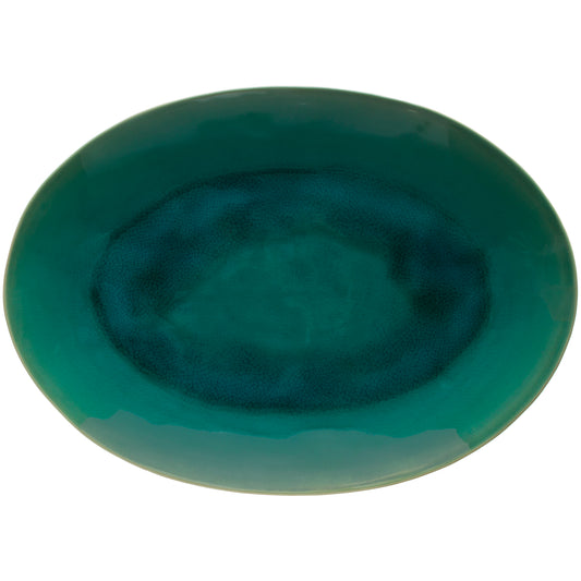 RIVIERA | Vert Frais Oval Platter Azure Serving Platter TYFFI HOME