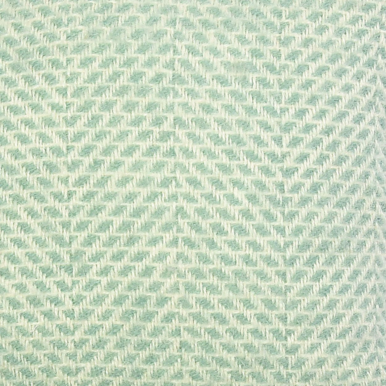 Ocean coloured throw in beehive pattern pure new wool made in britain