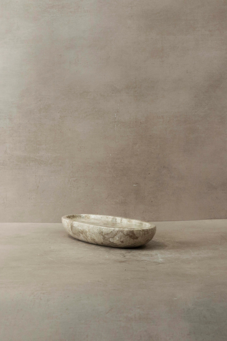 MOR | Handmade Marble Oval Dish